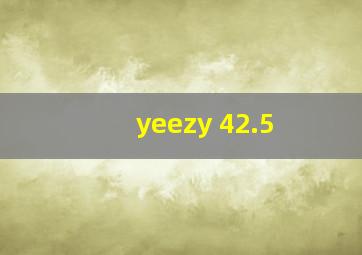 yeezy 42.5